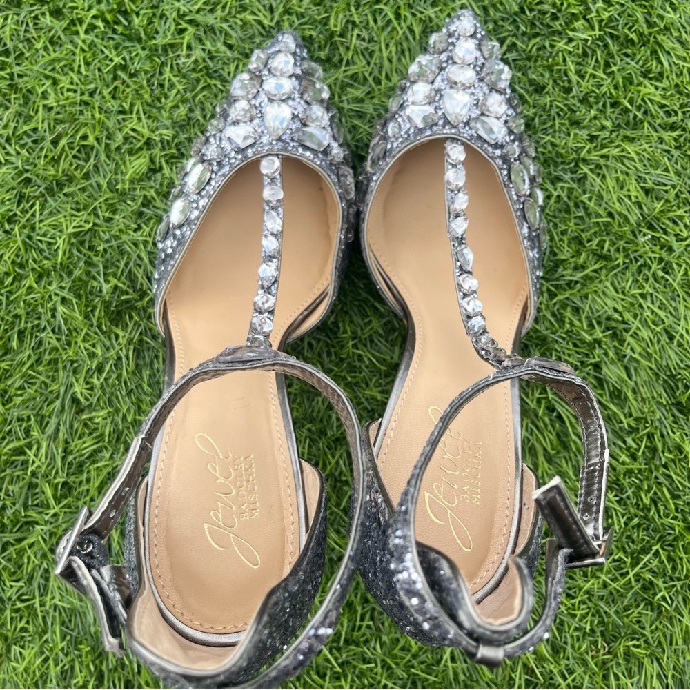 Jewel Badgley Mischa Smoke Glitter Pumps - Picture 7 of 9